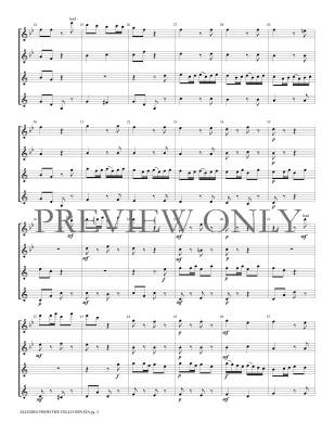 Allegro from the Cello Sonata - Marcello/Marlatt - Woodwind Quartet - Gr. Medium