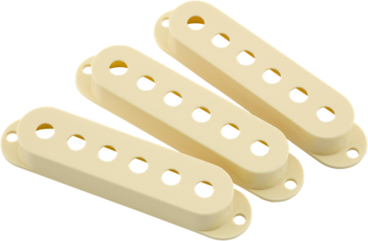 Fender - Road Worn Stratocaster Pickup Covers (x3) - Aged White