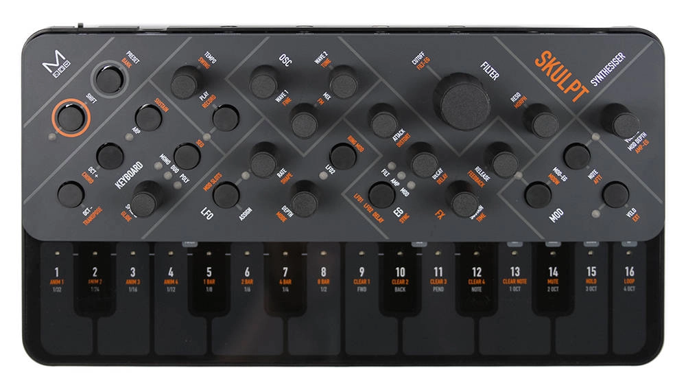Skulpt 4 Voice Virtual Analogue Synthesizer - Black