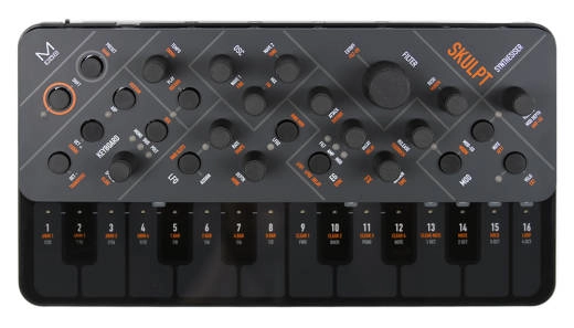 Skulpt 4 Voice Virtual Analogue Synthesizer - Black