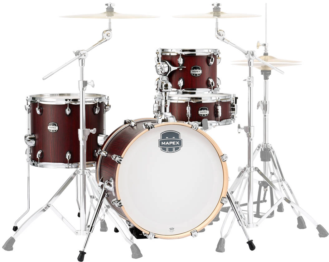 Mars 4-Piece Bop Shell Pack (18,10,14,SD) - Bloodwood