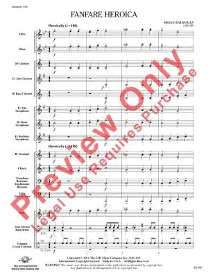 Fanfare Heroica - Balmages - Concert Band - Gr. 0.5