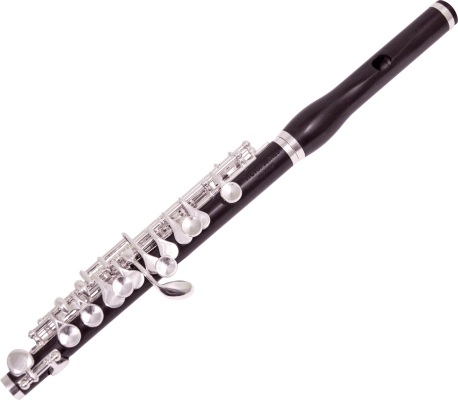 Trevor James - Blaze Grenadilla Piccolo with Split E, Silver-Plated Keys and Modified Wave Headjoint