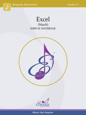 Excelcia Music Publishing - Excel (March) - Pasternak - Concert Band - Gr. 3.5