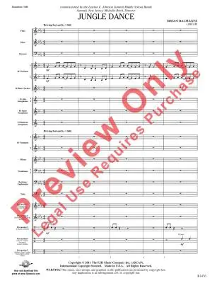 Jungle Dance - Balmages - Concert Band - Gr. 2.5