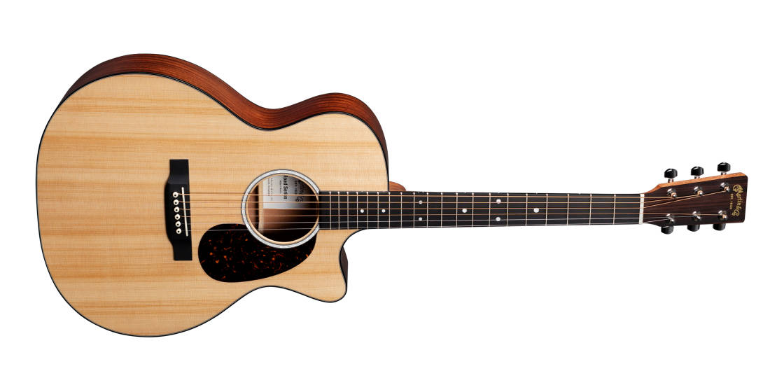 GPC-11E Road Series Grand Performance Spruce/Sapele Acoustic/Electric Guitar with Gig Bag