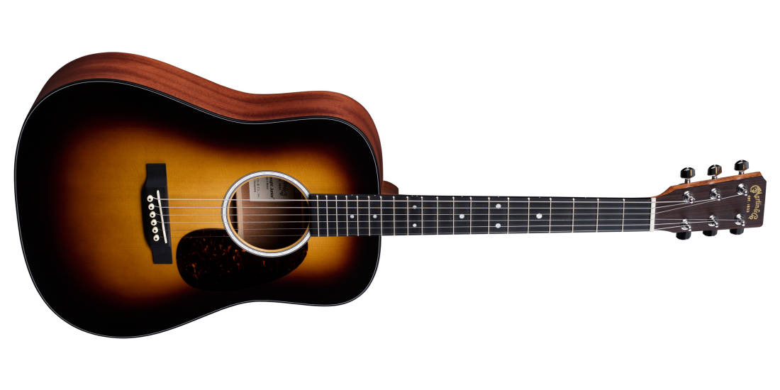 Martin Guitars - DJR-10 Dreadnought Junior Spruce/Sapele Acoustic with Gig  Bag - Sunburst