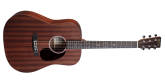 Martin Guitars - D-10E Road Series Dreadnought All Sapele Acoustic/Electric with Gig Bag