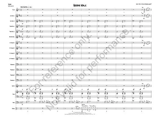 Groove Walk - Strommen - Jazz Ensemble - Gr. 2.5