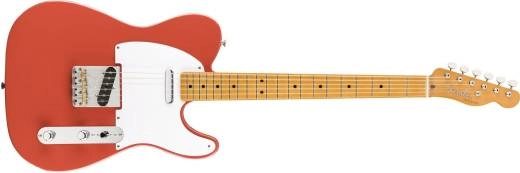 Vintera 50s Telecaster, Maple Neck w/Gigbag - Fiesta Red