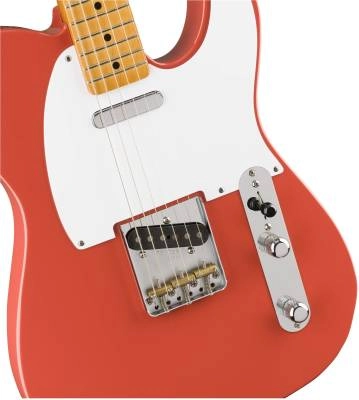 Vintera 50s Telecaster, Maple Neck w/Gigbag - Fiesta Red