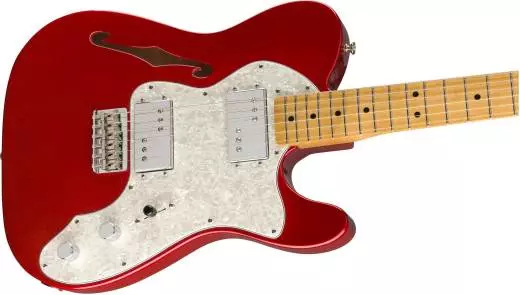 Vintera 70s Telecaster Thinline, Maple Neck w/Gigbag - Candy Apple Red