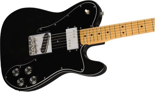 Vintera 70s Telecaster Custom, Maple Neck w/Gigbag - Black