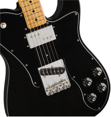 Vintera 70s Telecaster Custom, Maple Neck w/Gigbag - Black