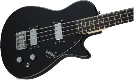 G2220 Electromatic Junior Jet Bass II Diapason court, touche en noyer noir - Noir