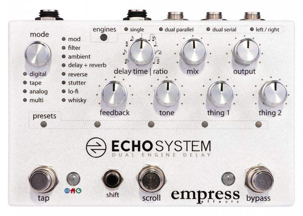 Echosystem Dual Engine Delay Pedal