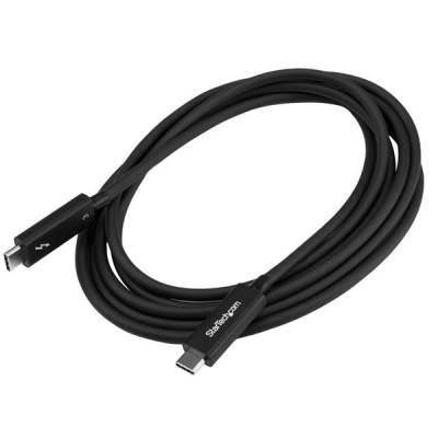 2m Thunderbolt 3 Cable with 100W Power Delivery - USB-C - 40Gbps