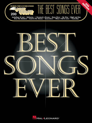 The Best Songs Ever, 8th Edition: E-Z Play Today Volume 200 - Piano - Book