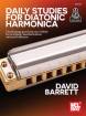 Mel Bay - Daily Studies for Diatonic Harmonica - Barrett - Book/Audio Online