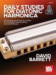 Mel Bay - Daily Studies for Diatonic Harmonica - Barrett - Livre et Audio en ligne