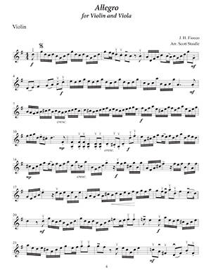 Wedding Music for Violin and Viola - Staidle - Score/Parts