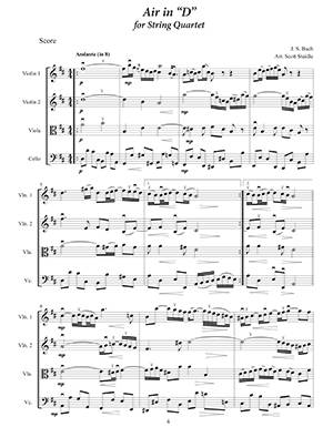 Wedding Music for String Quartet - Staidle - Score/Parts