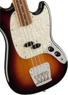 Vintera 60s Mustang Bass, Pau Ferro Fingerboard w/Gigbag - 3-Tone Sunburst