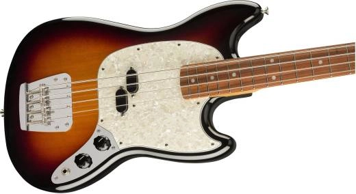 Vintera 60s Mustang Bass, Pau Ferro Fingerboard w/Gigbag - 3-Tone Sunburst