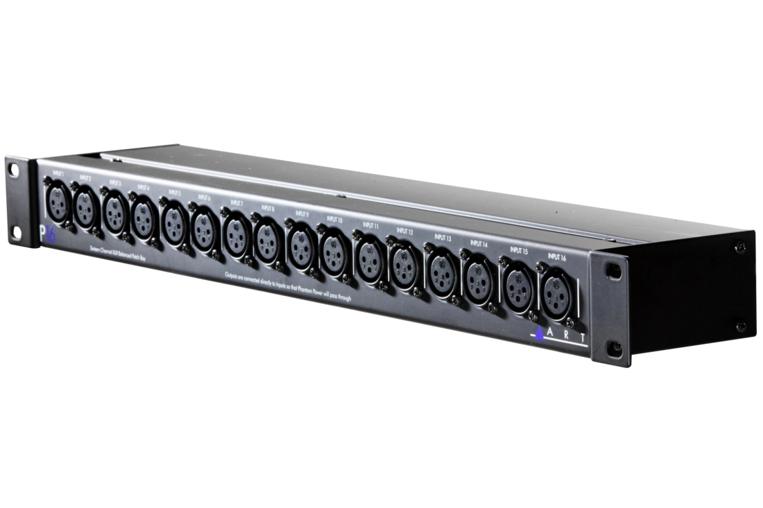 16-Channel XLR Balanced Patch Bay