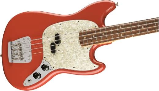 Vintera 60s Mustang Bass, Pau Ferro Fingerboard w/Gigbag - Fiesta Red