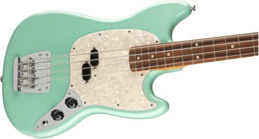 Vintera 60s Mustang Bass, Pau Ferro Fingerboard w/Gigbag -  Sea Foam Green