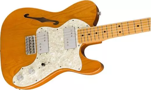 Vintera 70s Telecaster Thinline, Maple Neck w/Gigbag - Antique Natural