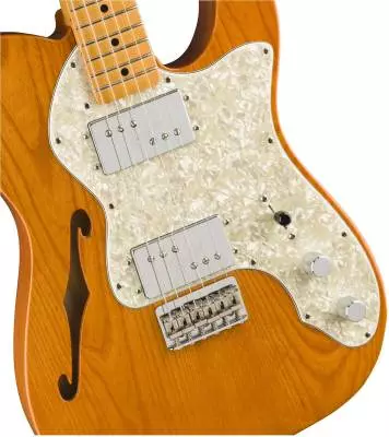 Vintera 70s Telecaster Thinline, Maple Neck w/Gigbag - Antique Natural