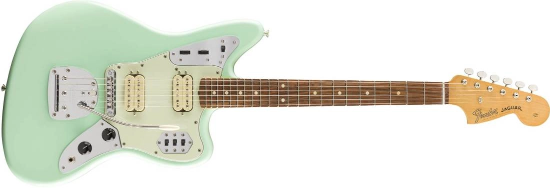 Vintera 60s Jaguar Modified HH, Pau Ferro Fingerboard w/Gigbag - Surf Green