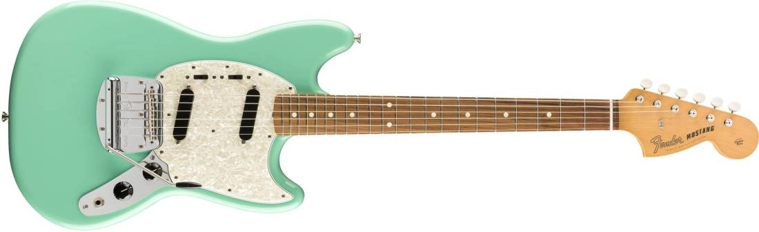 Vintera 60s Mustang, Pau Ferro Fingerboard w/Gigbag - Sea Foam Green