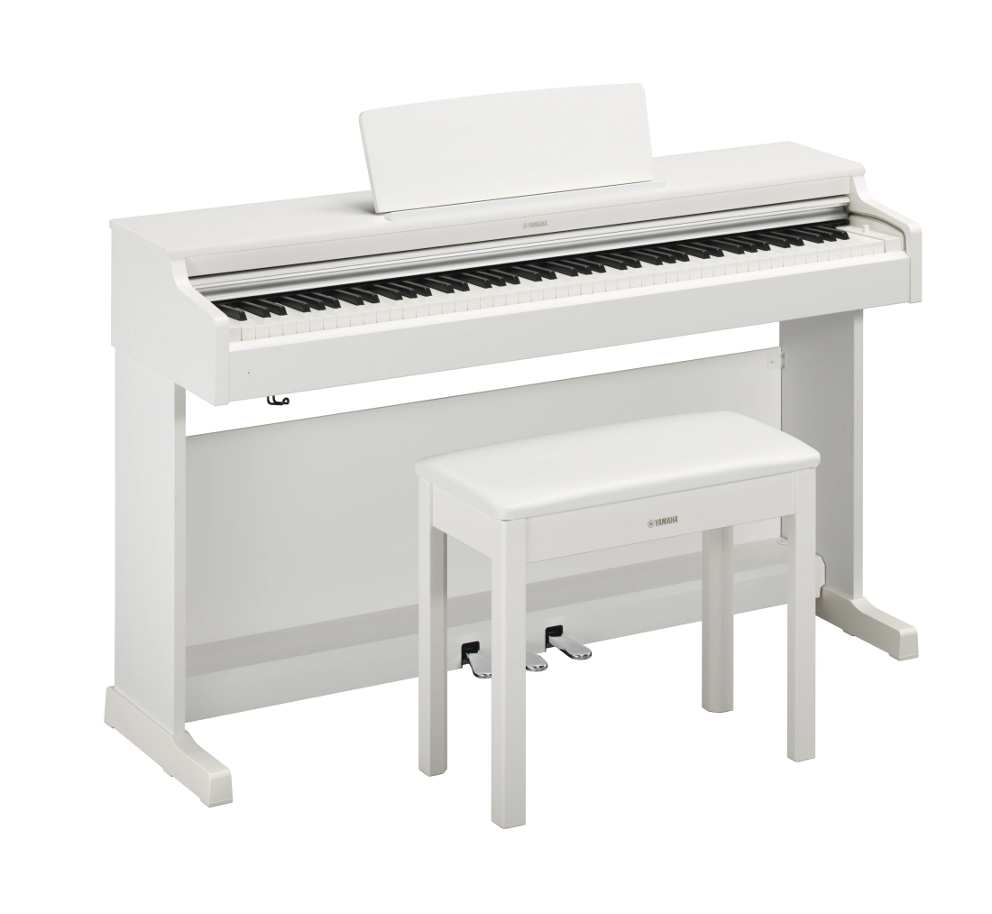 Arius YDP164 Piano numérique avec marteau gradué 3 Clavier - Blanc