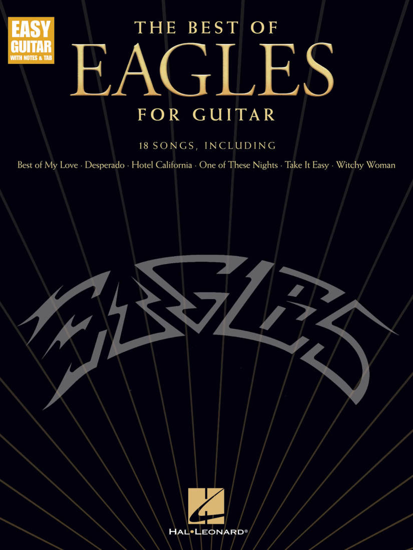 The Best of Eagles for Guitar (Updated Edition) - Easy Guitar TAB - Book