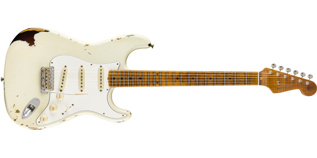 2019 Limited Roasted Tomatillo Stratocaster Relic - Aged Olympic White