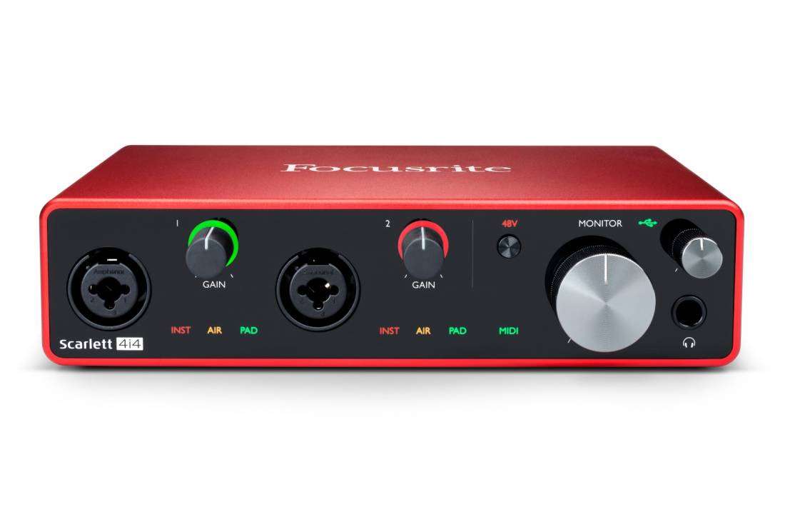 Focusrite Scarlett 4i4 3rd Generation 4in, 4out USB Audio Interface Long & McQuade