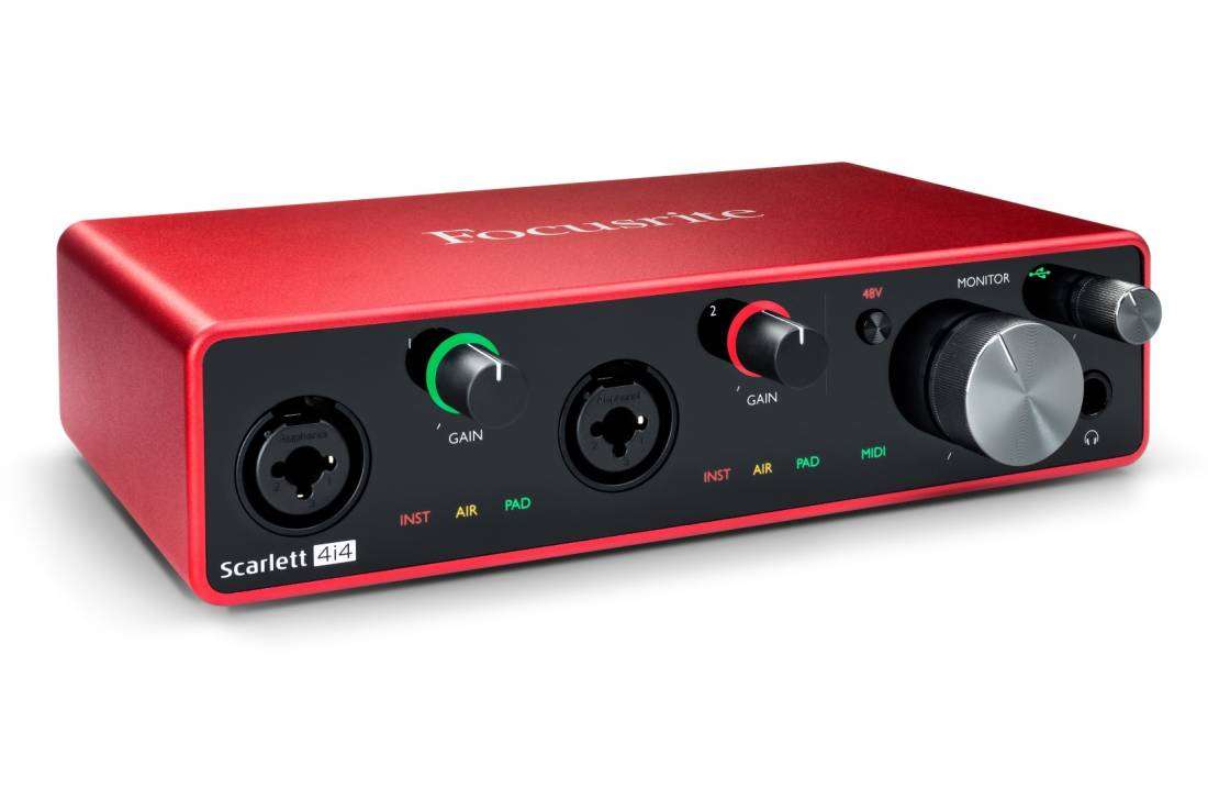 Focusrite Scarlett 4i4 3rd Generation 4-in, 4-out USB Audio