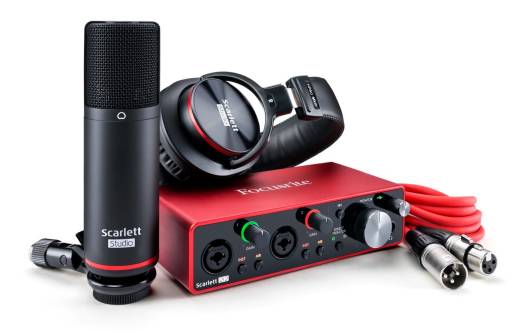 Scarlett 2i2 Studio 3rd Gen w/Mic and Headphones