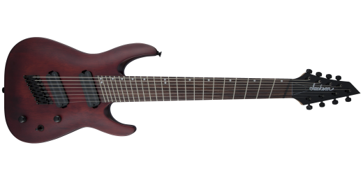 Jackson Guitars - X Series Dinky Arch Top DKAF8 MS, Laurel Fingerboard - Multi-Scale, Stained Mahogany