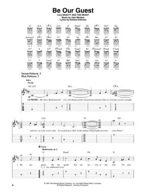Disney Fun Songs - Easy Guitar TAB - Book