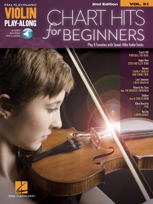 Hal Leonard - Chart Hits for Beginners: Violin Play-Along Volume 51 - Book/Audio Online