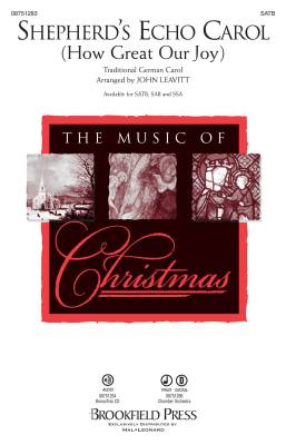 Hal Leonard - Shepherds Echo Carol (How Great Our Joy) - Leavitt - SATB