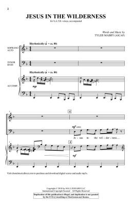 Jesus in the Wilderness - Mabry - SATB