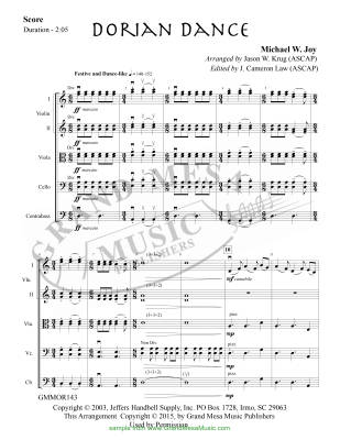 Dorian Dance - Joy/Krug - String Orchestra - Gr. 3
