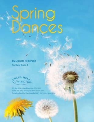 Grand Mesa Music Publishing - Spring Dances - Pederson - Concert Band - Gr. 3