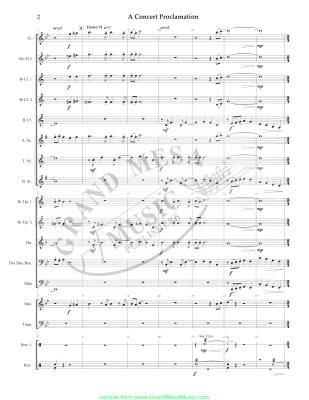 A Concert Proclamation - Bobrowitz - Concert Band - Gr. 1.5