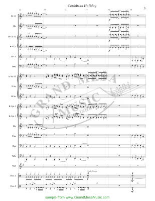 Caribbean Holiday - Bobrowitz - Orchestre d\'harmonie - Niveau 2